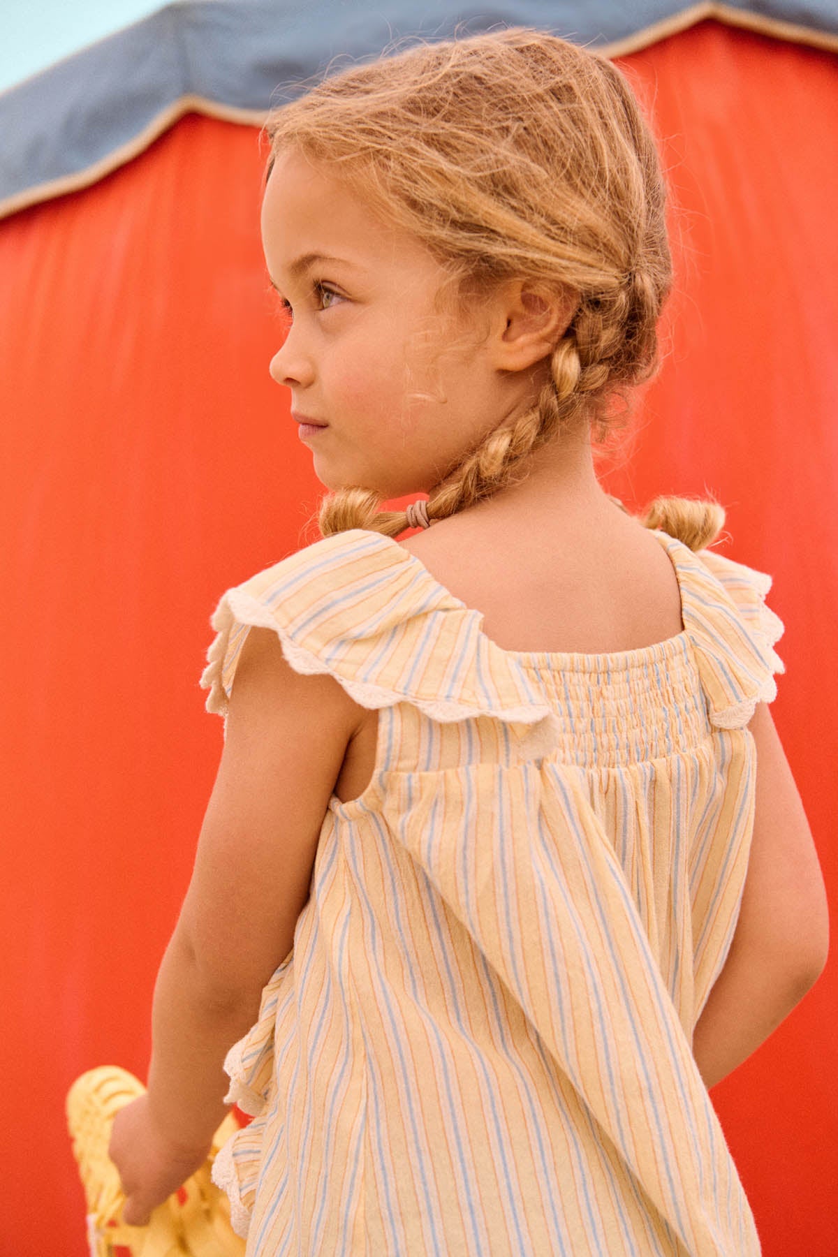 Louise Misha Bluse Gia Yellow Sunny Stripes