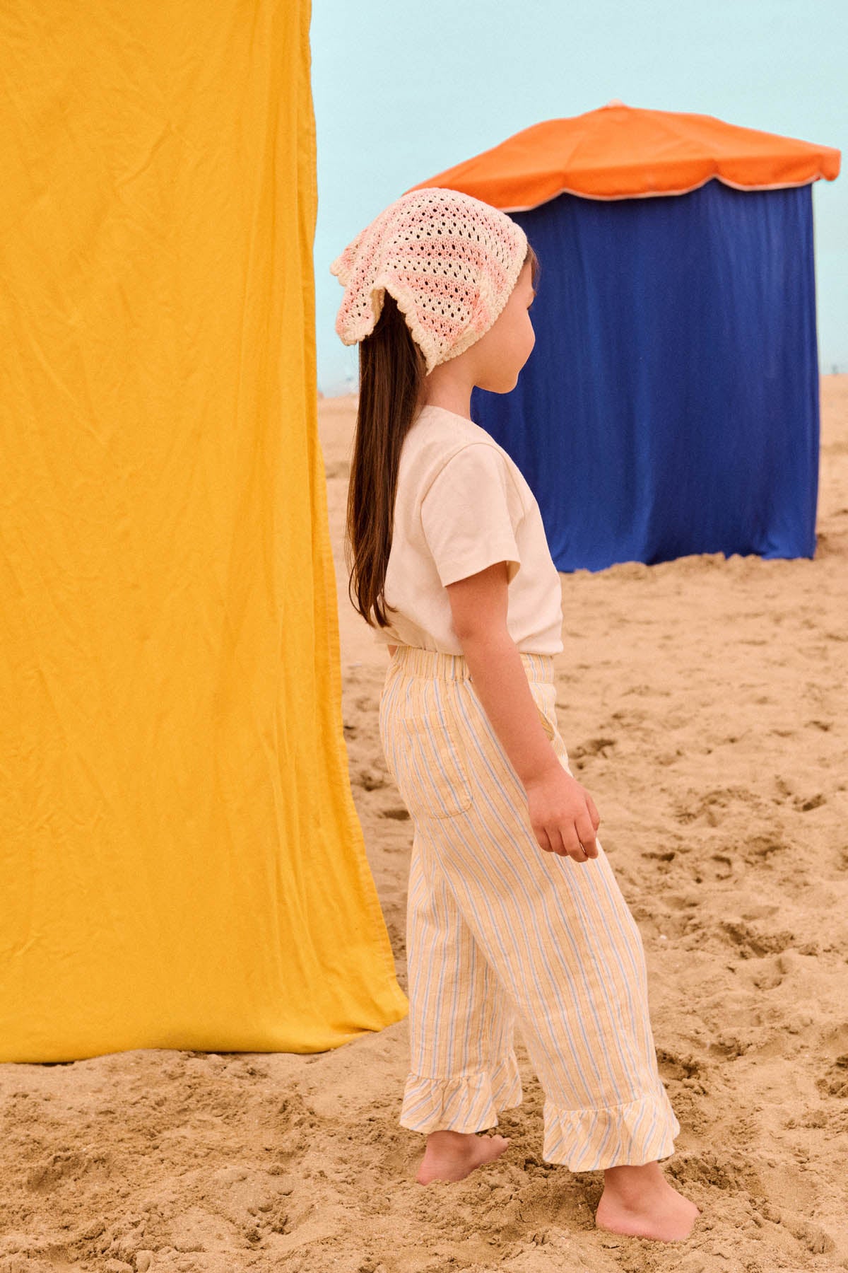 Louise Misha Hose Loukie Yellow Sunny Stripes