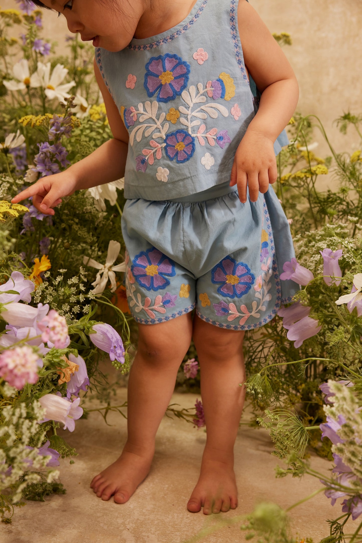 Louise Misha Shorts Maïwen Stone Blue