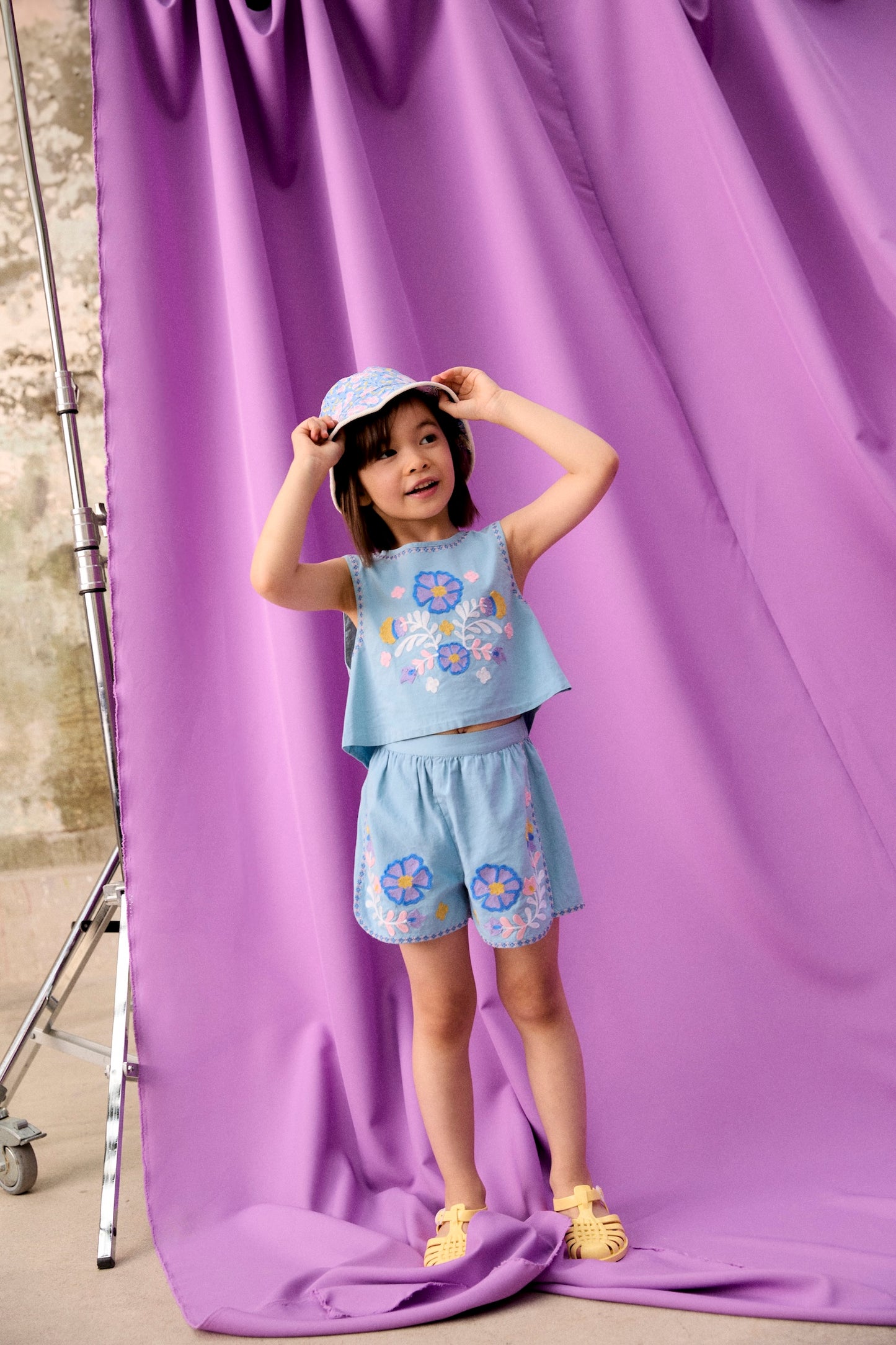 Louise Misha Shorts Maïwen Stone Blue