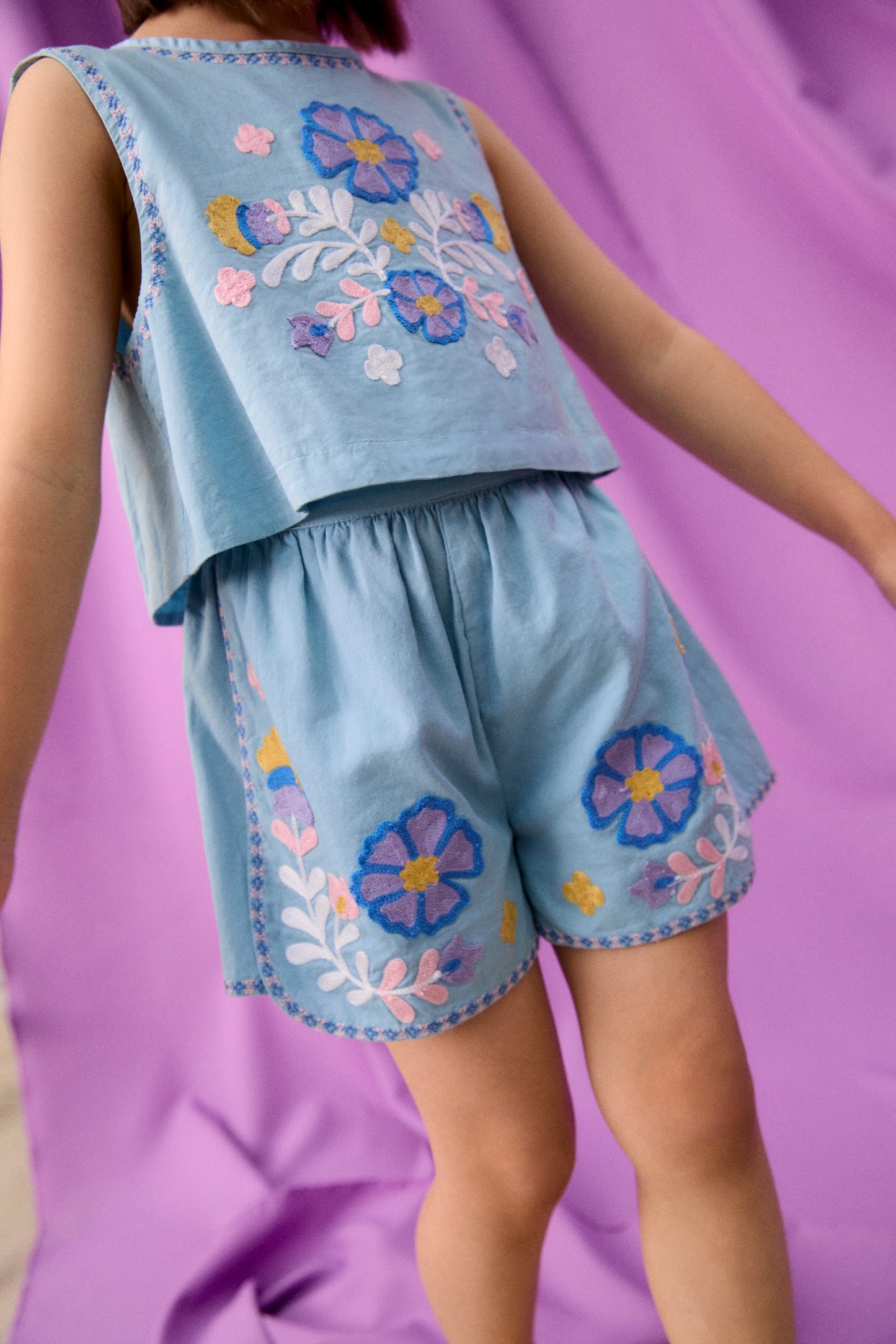 Louise Misha Shorts Maïwen Stone Blue