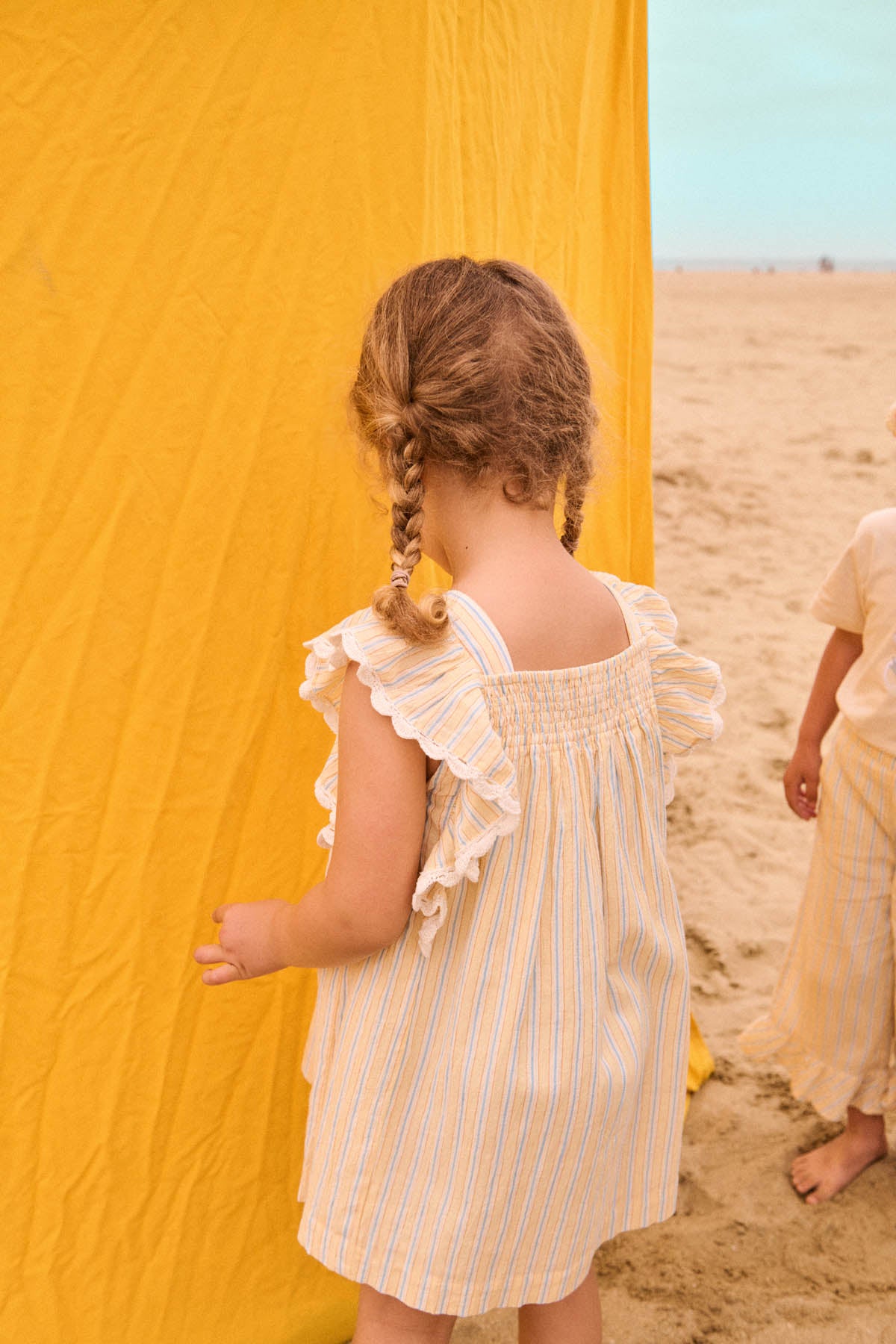 Louise Misha Kleid Martine Yellow Sunny Stripes