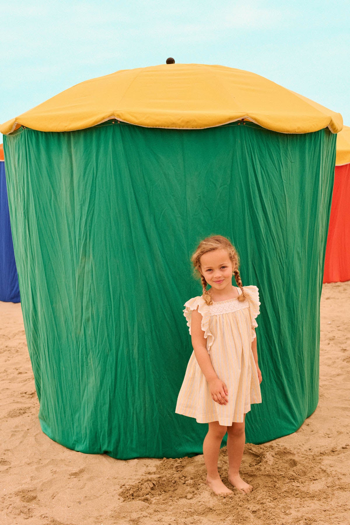 Louise Misha Kleid Martine Yellow Sunny Stripes