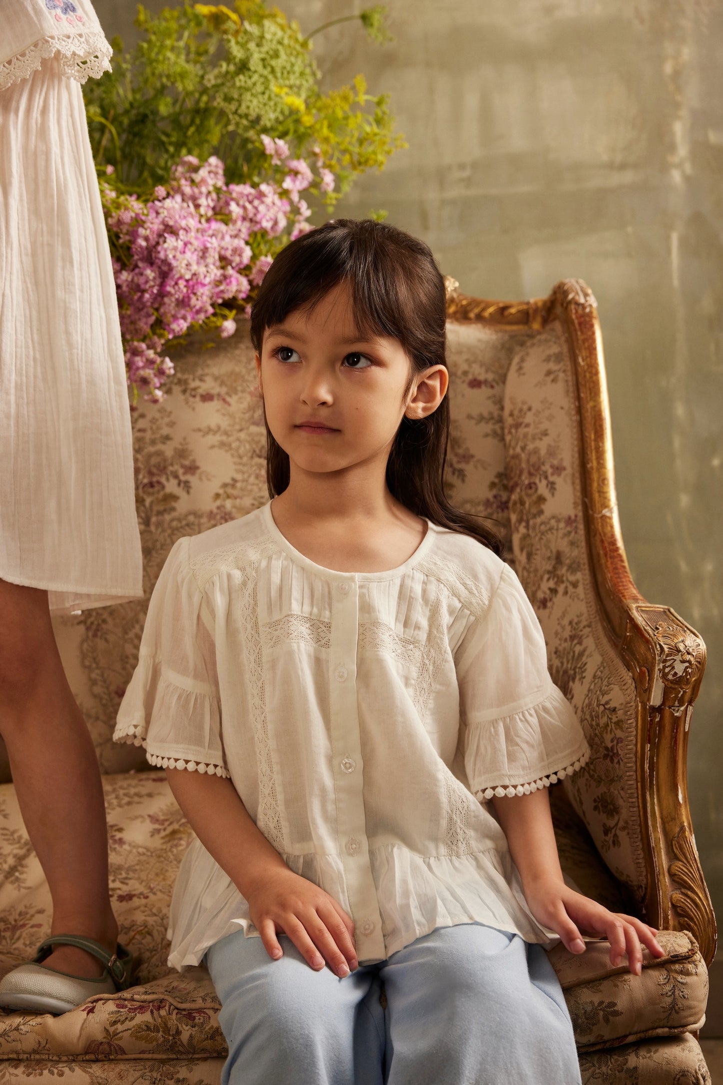 Louise Misha Shirt Amalia Offwhite