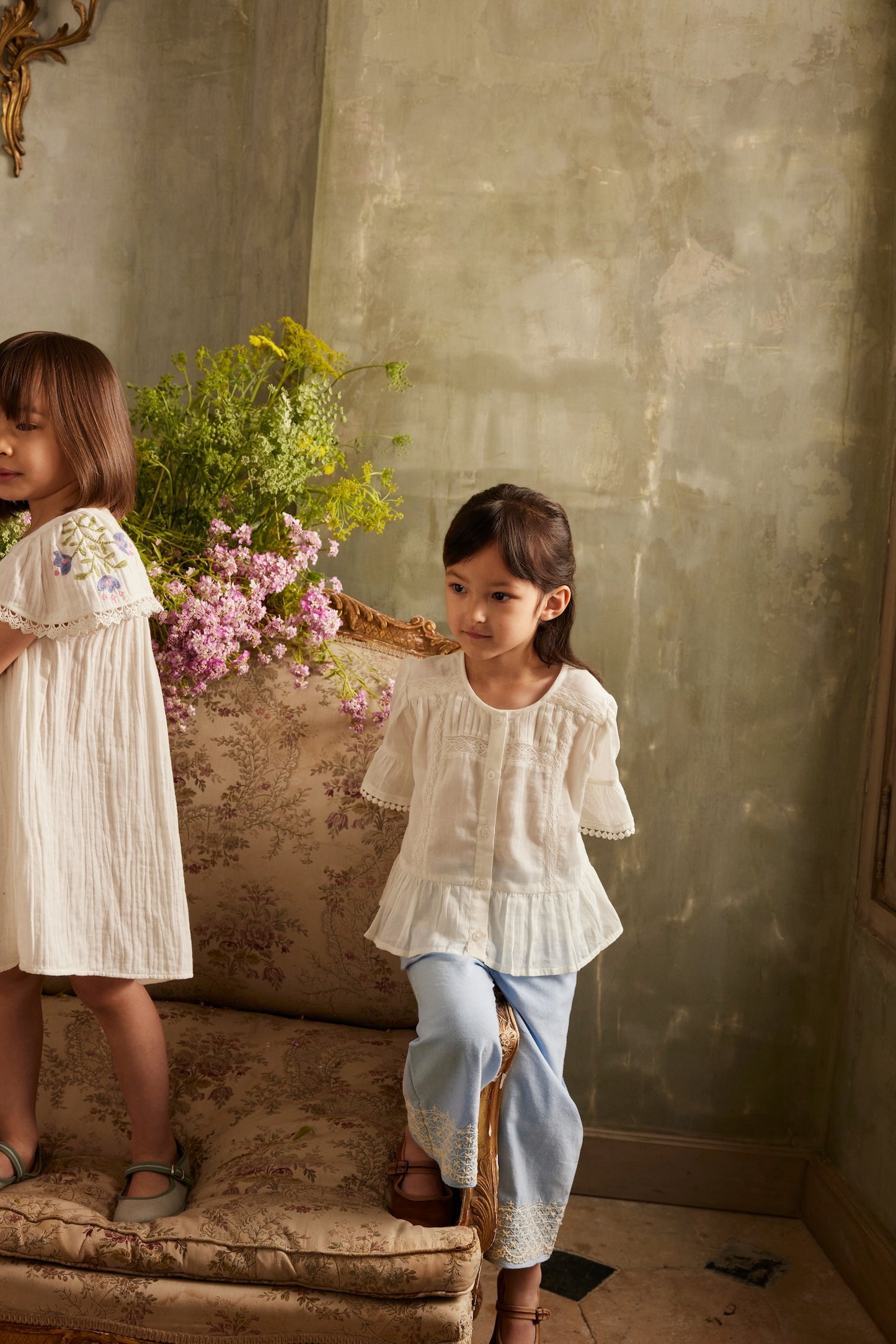 Louise Misha Shirt Amalia Offwhite