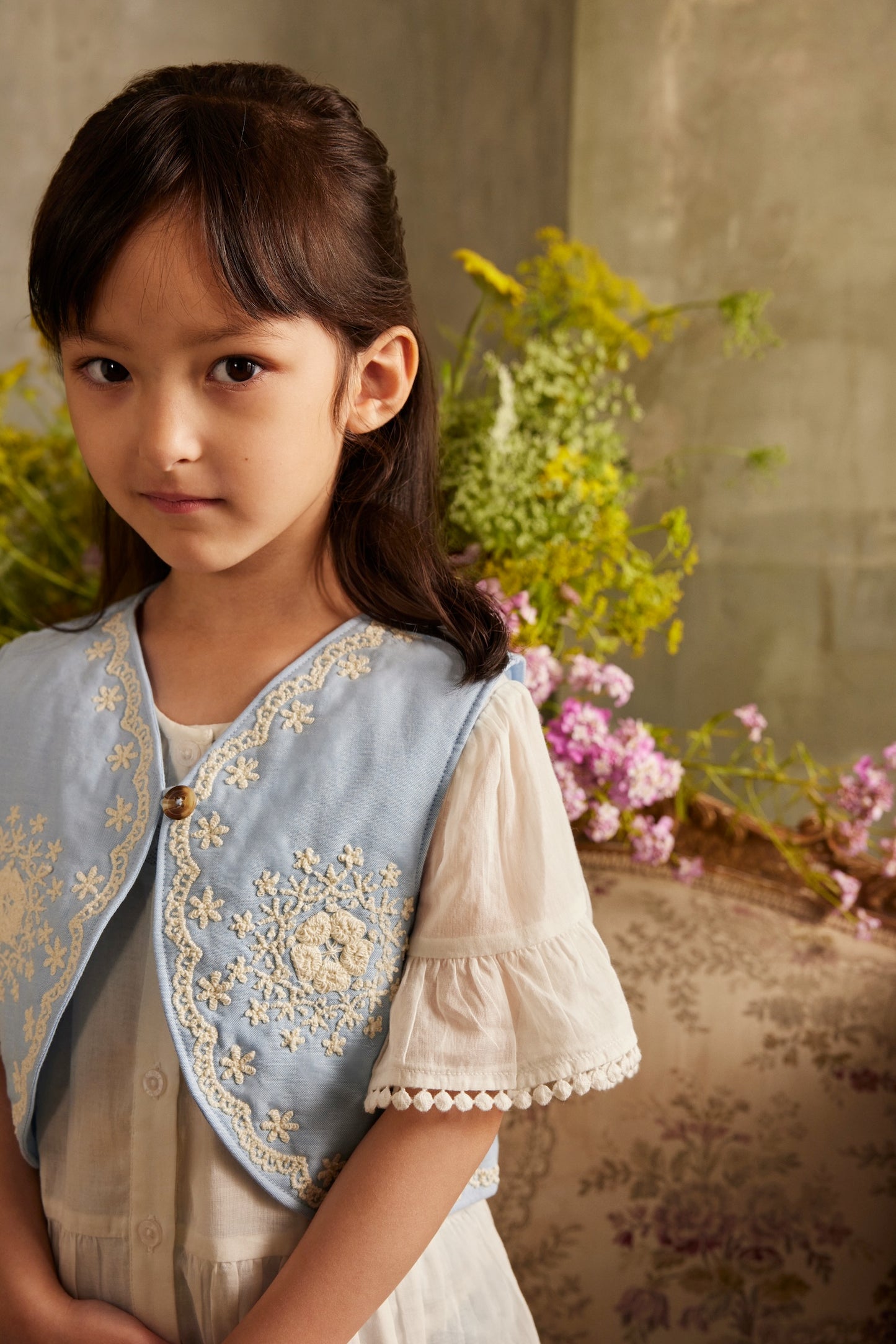 Louise Misha Shirt Amalia Offwhite