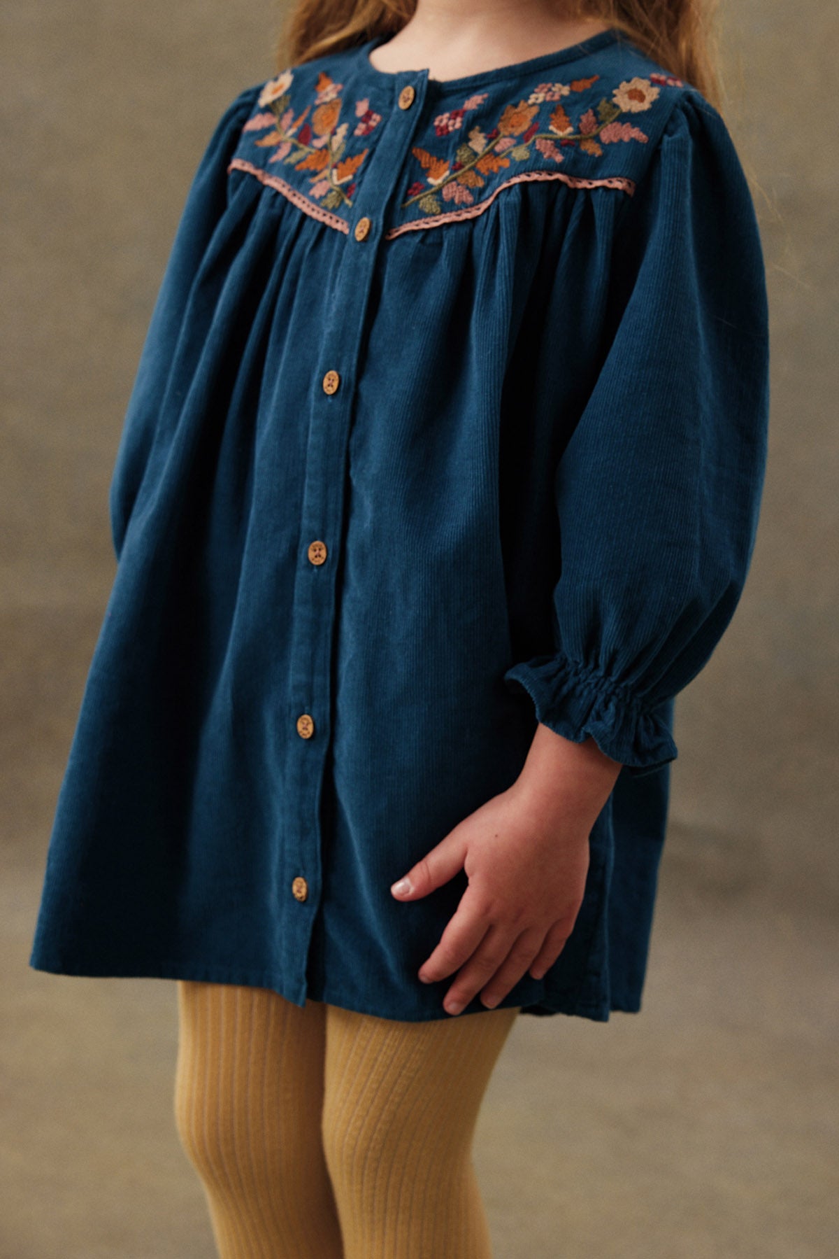 Louise Misha Kleid Floriane Deep Blue