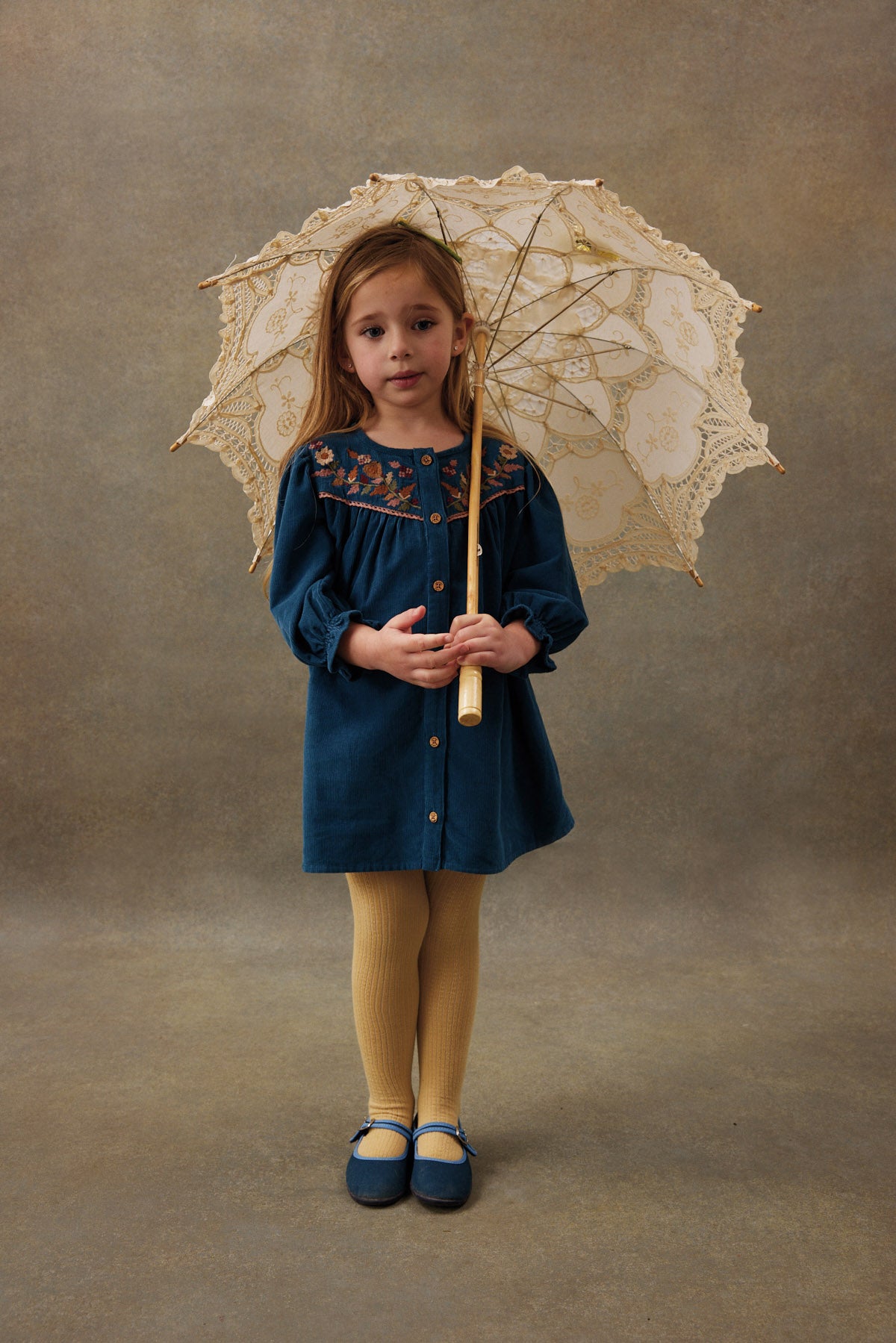 Louise Misha Kleid Floriane Deep Blue