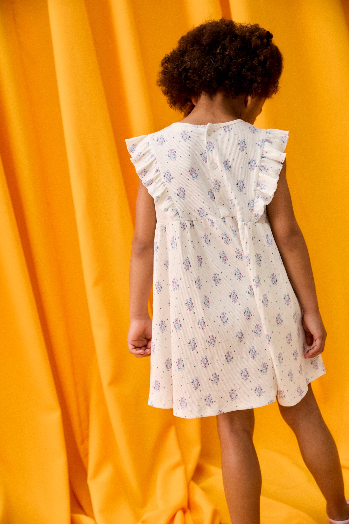 Louise Misha Kleid Lanali Cream Flower Dunes