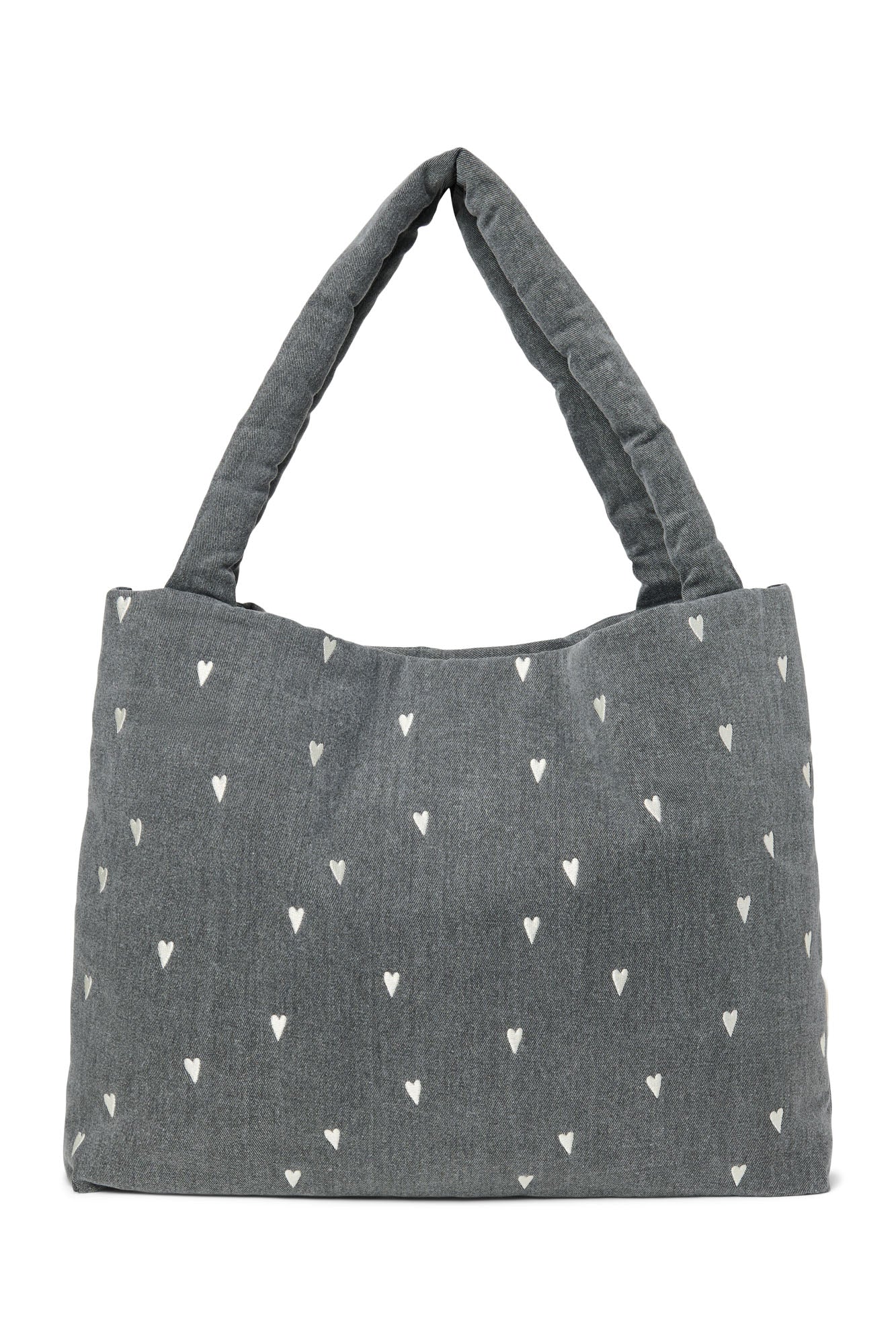 Studio Noos Mom Bag Denim Grey Hearts