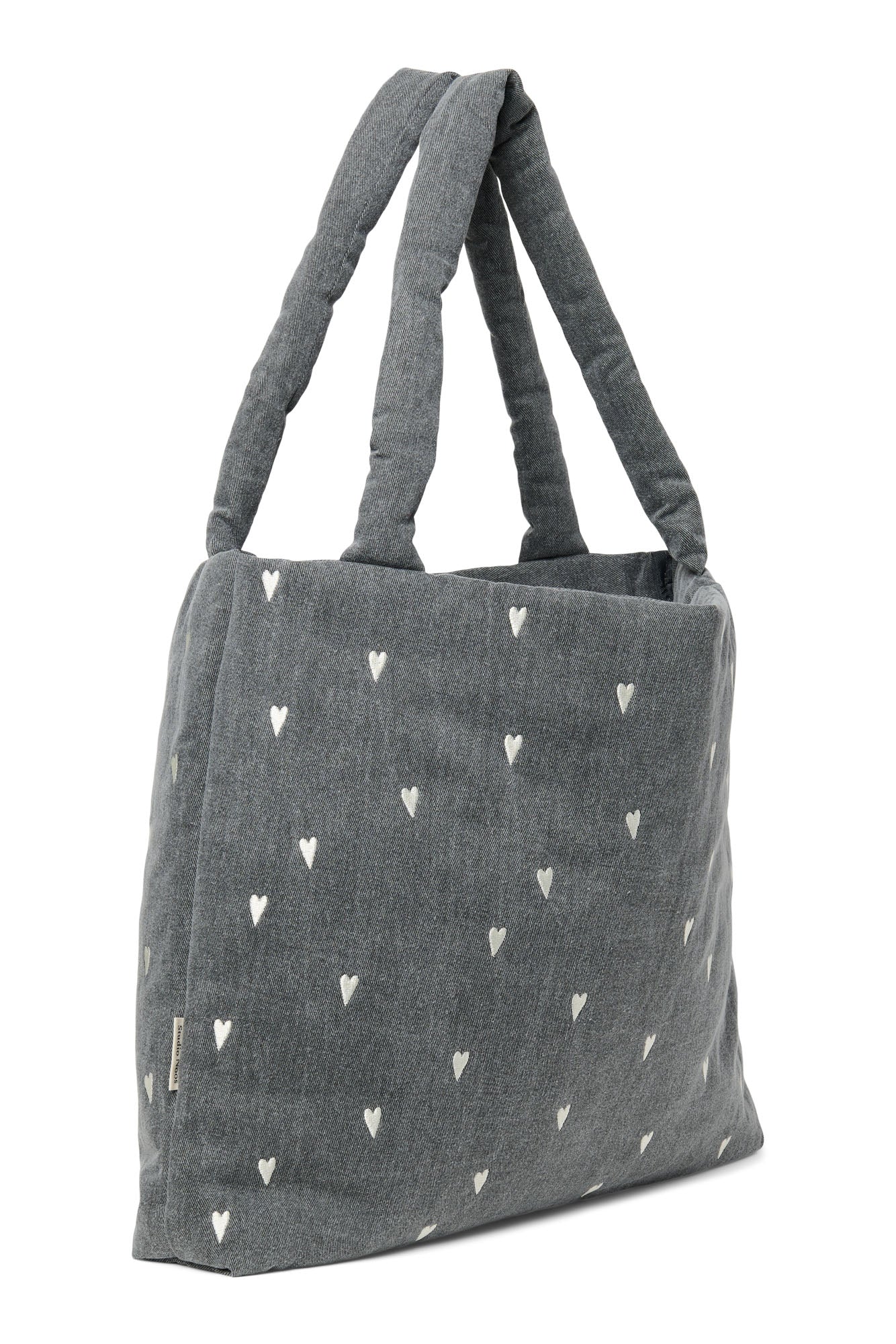 Studio Noos Mom Bag Denim Grey Hearts