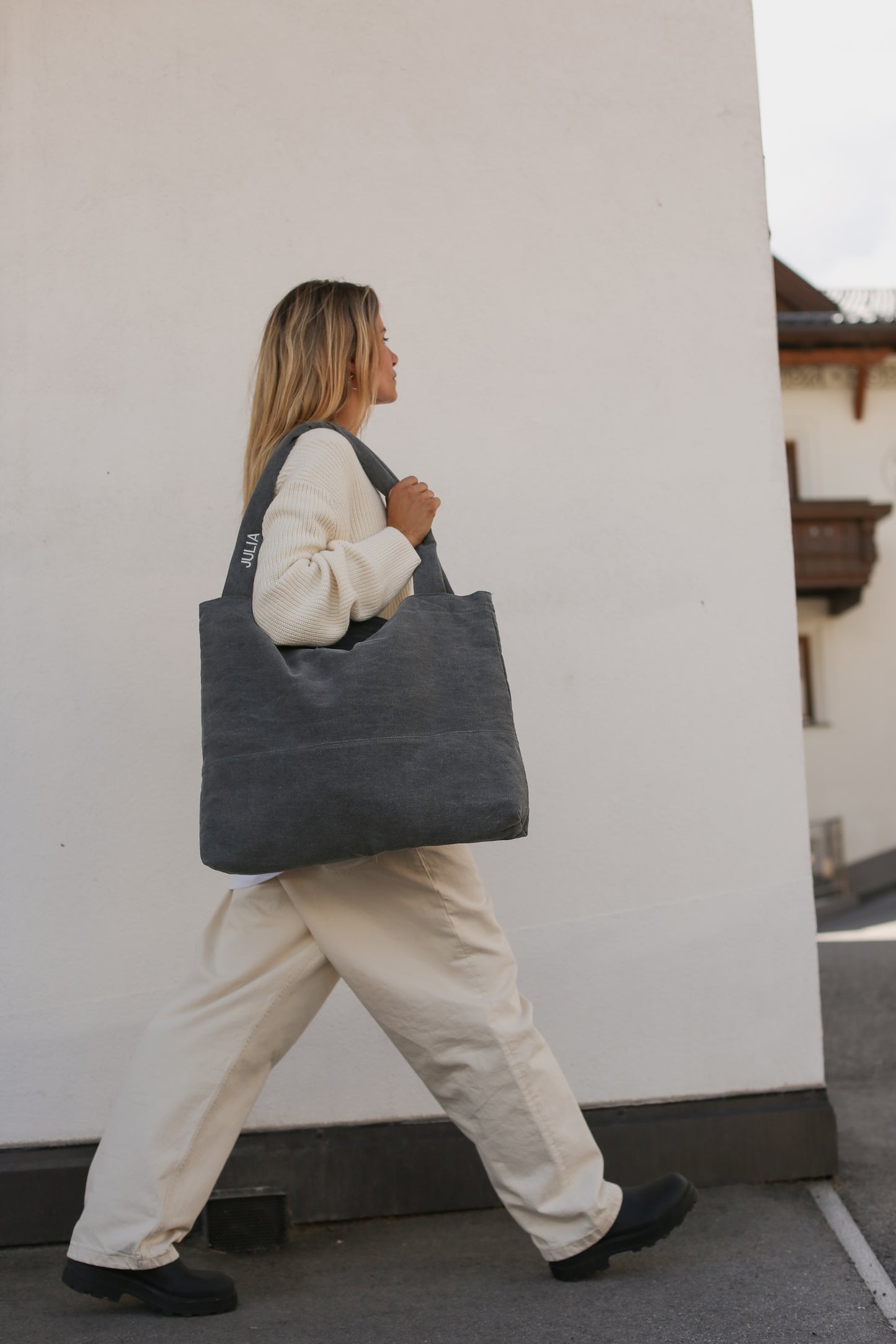 Studio Noos Mom Bag Denim Grey