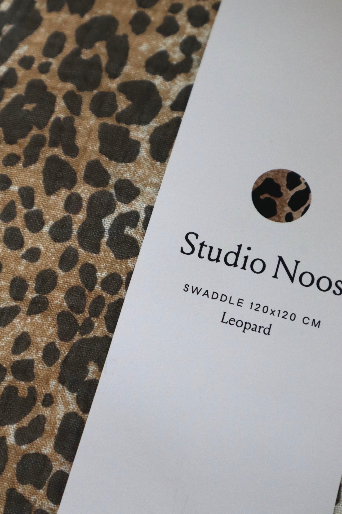 Studio Noos Musselintuch Leopard Large
