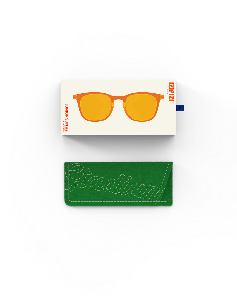 Izipizi Sonnenbrille Junior 5 - 10 Stadium Collection Jahre Orange Smash Grey Lenses #e