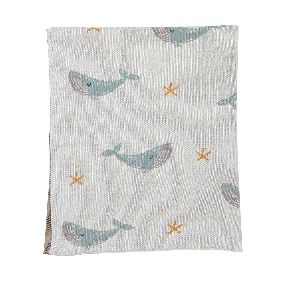 Scout Handmade Goods Strickdecke Jumping Whale