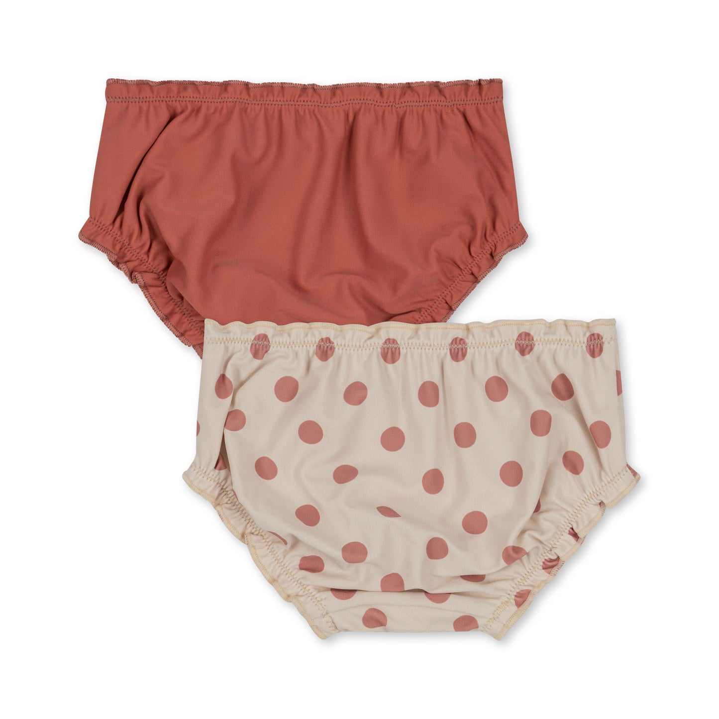 Konges Sløjd 2er Pack Collette Baby Bikini-Höschen Dot Rose