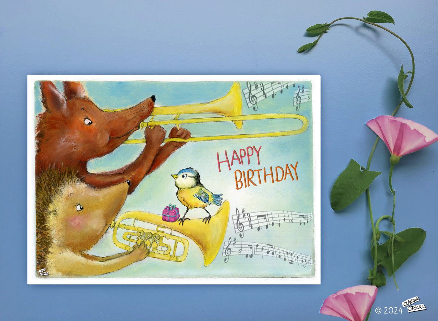 Postkarte Geburtstagsständchen