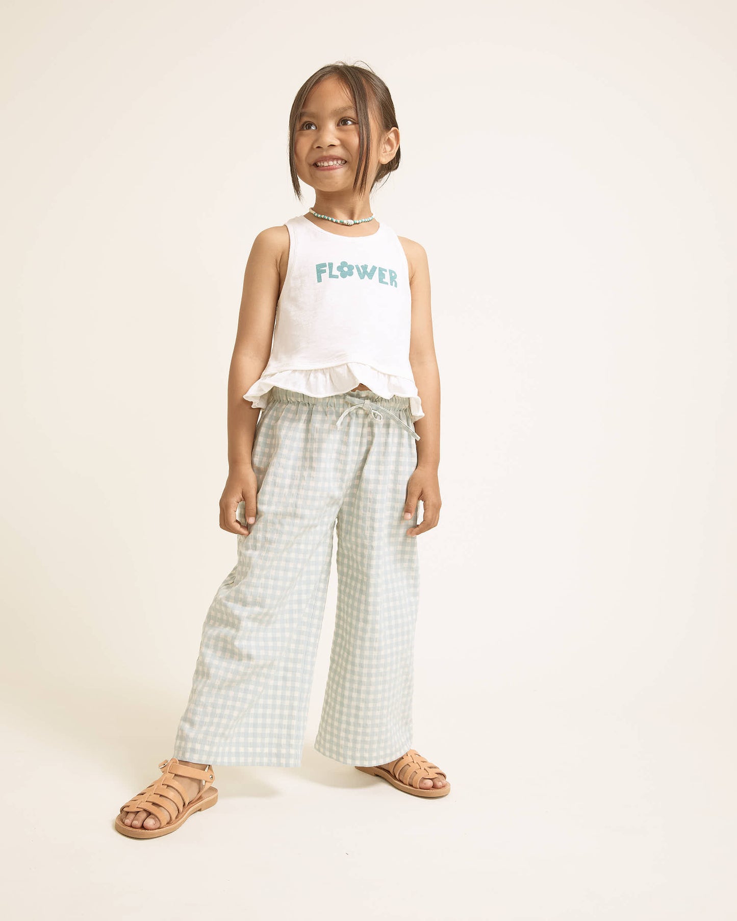 Búho BCN Gingham Hose Aqua