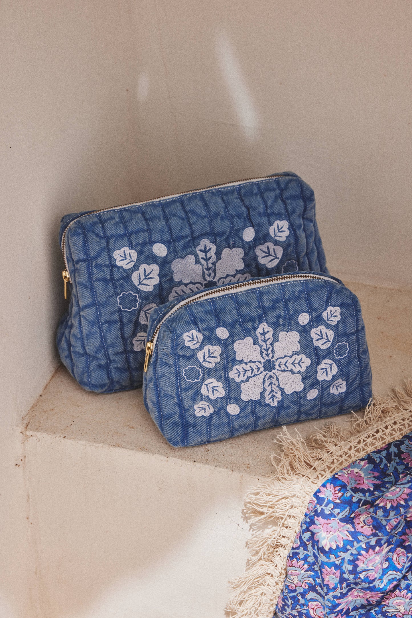 Louise Misha Necessaire Teiki Stone Blue
