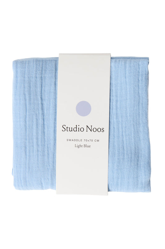 Studio Noos Musselintuch Light Blue 70x70cm