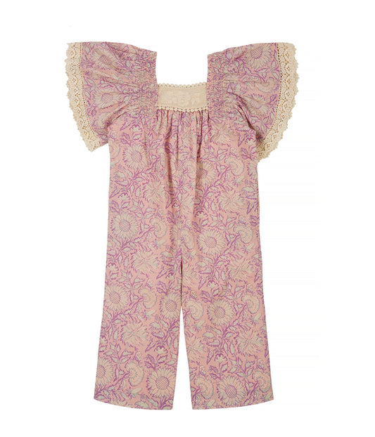 Louise Misha Overall Irene Pink Daisy Garden