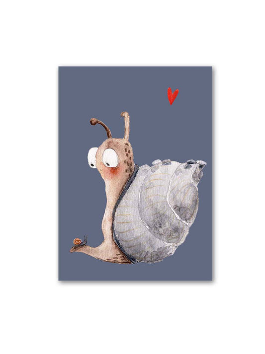 Halfbird Postkarte Schnecken Liebe