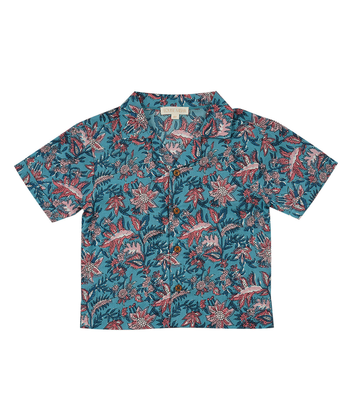 Louise Misha Shirt Alov Teal Garden of Eden