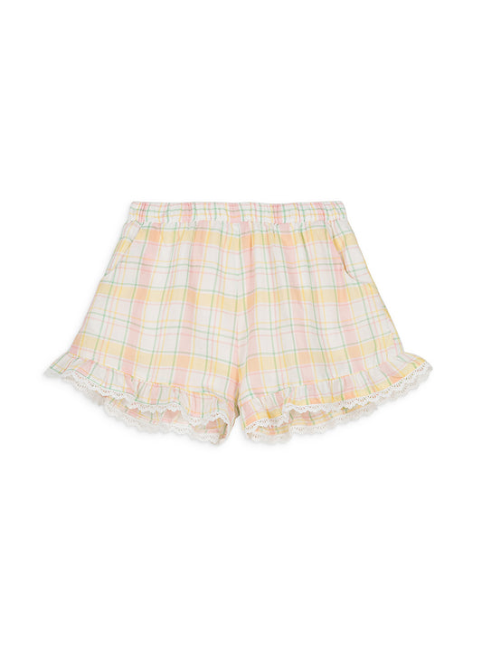 Louise Misha Shorts Vallaloid Yellow Positano Checks