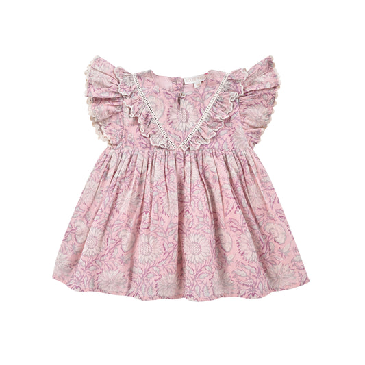 Louise Misha Kleid Siloe Pink Daisy Garden