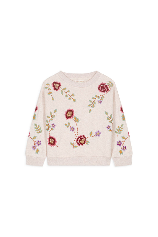 Louise Misha Pullover Rosalía Flower Embroidery