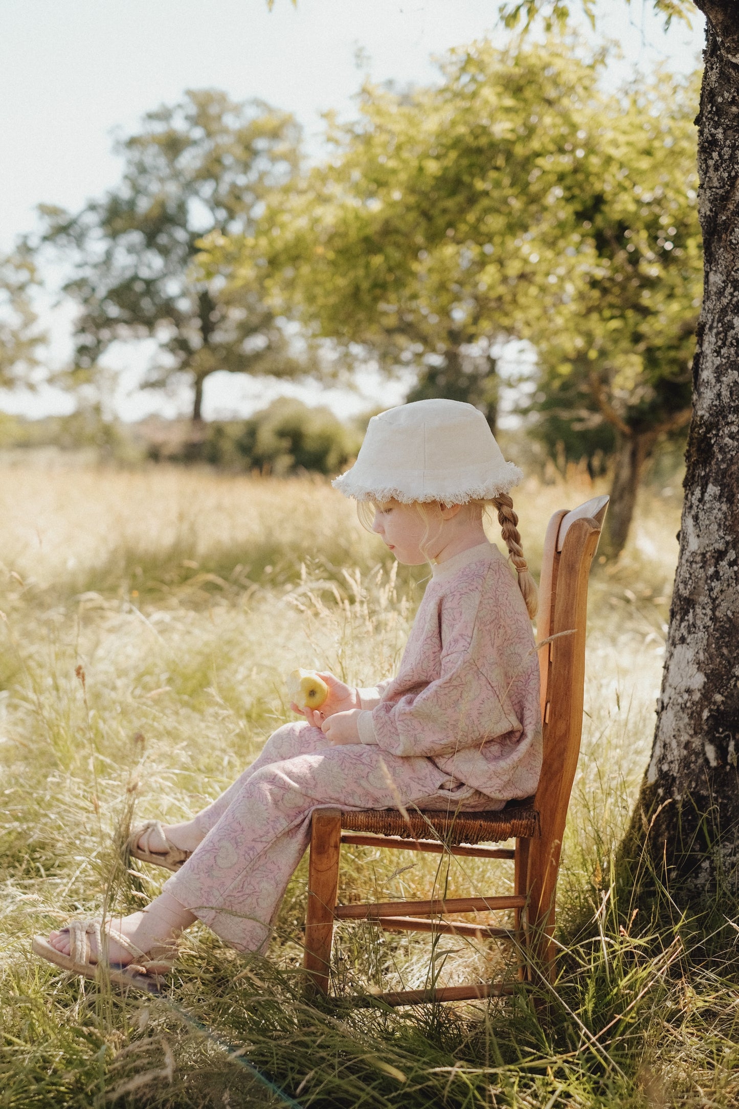 Louise Misha Sweatshirt Rosalía Pink Daisy Garden