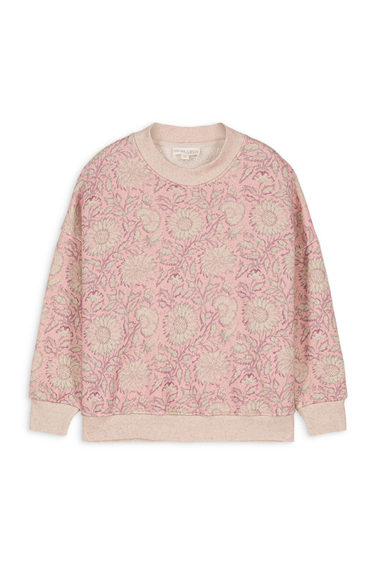 Louise Misha Sweatshirt Rosalía Pink Daisy Garden