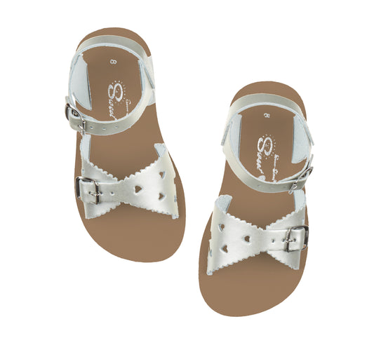 Salt-Water Sandals Sweetheart Silver