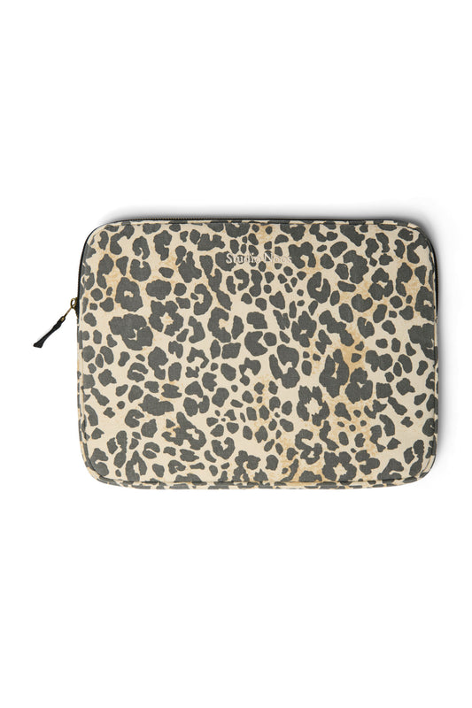 Studio Noos Soft Cotton Leopard Laptop Sleeve | 13inch