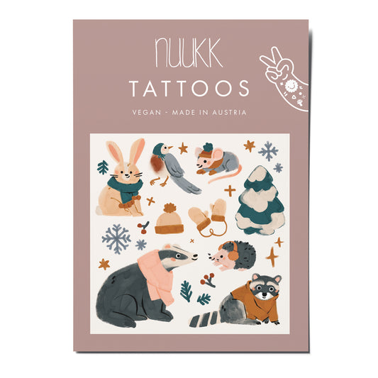 Nuuk Vegane Tattoos Mützen und Handschuhe