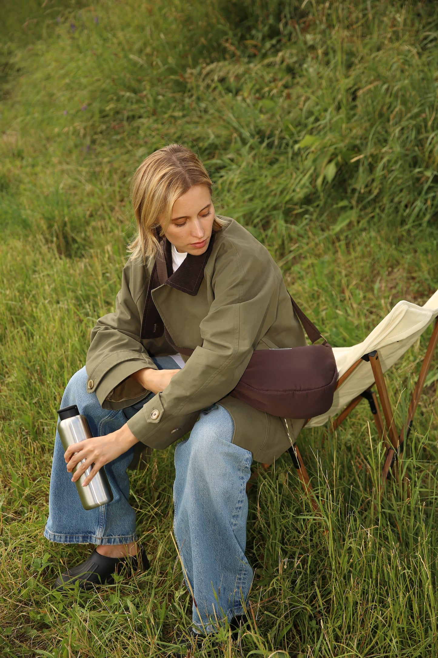 Studio Noos Adult Fanny Pack Puﬀy Brown