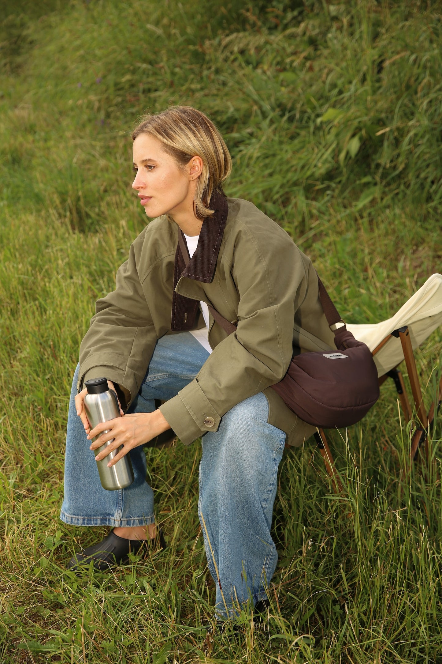 Studio Noos Adult Fanny Pack Puﬀy Brown