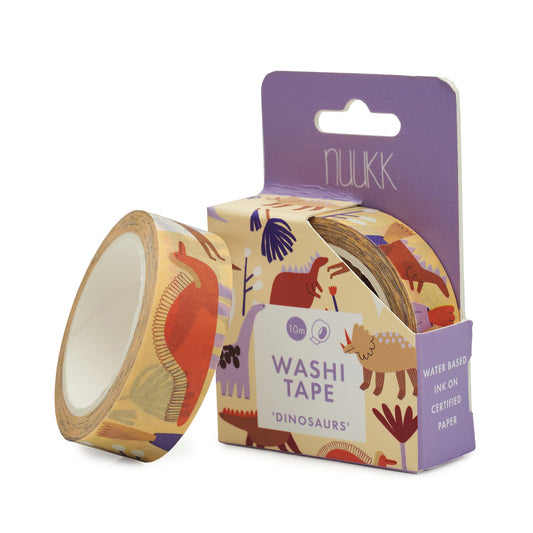 Nuuk Washi Tape Dinosaurier