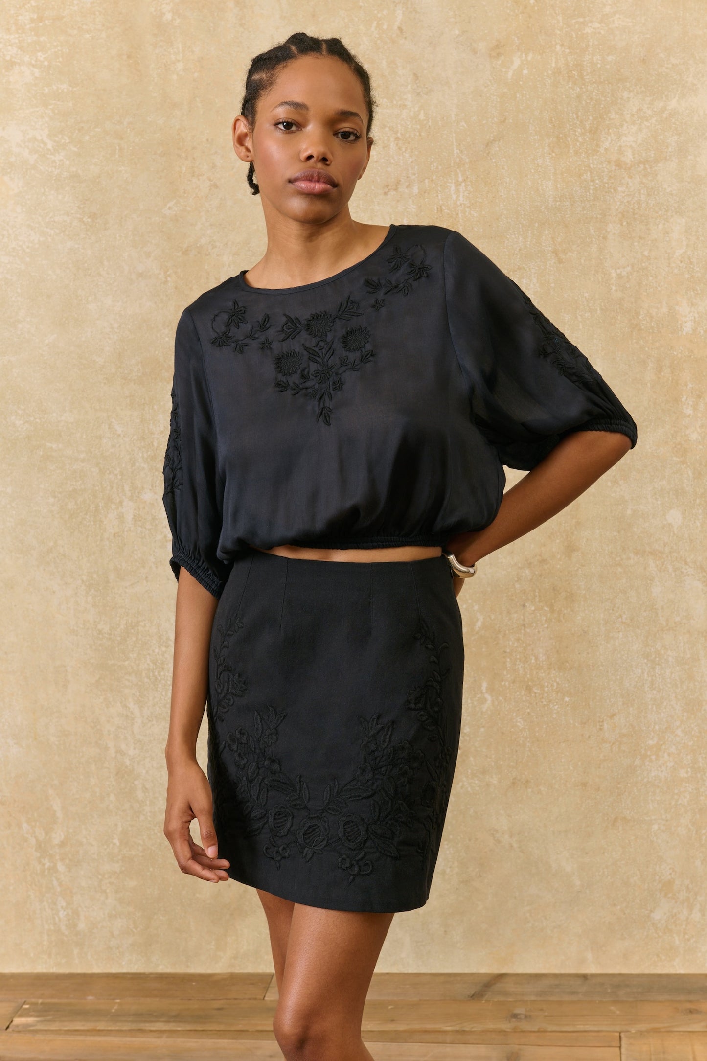 Louise Misha Bluse Chayana Black