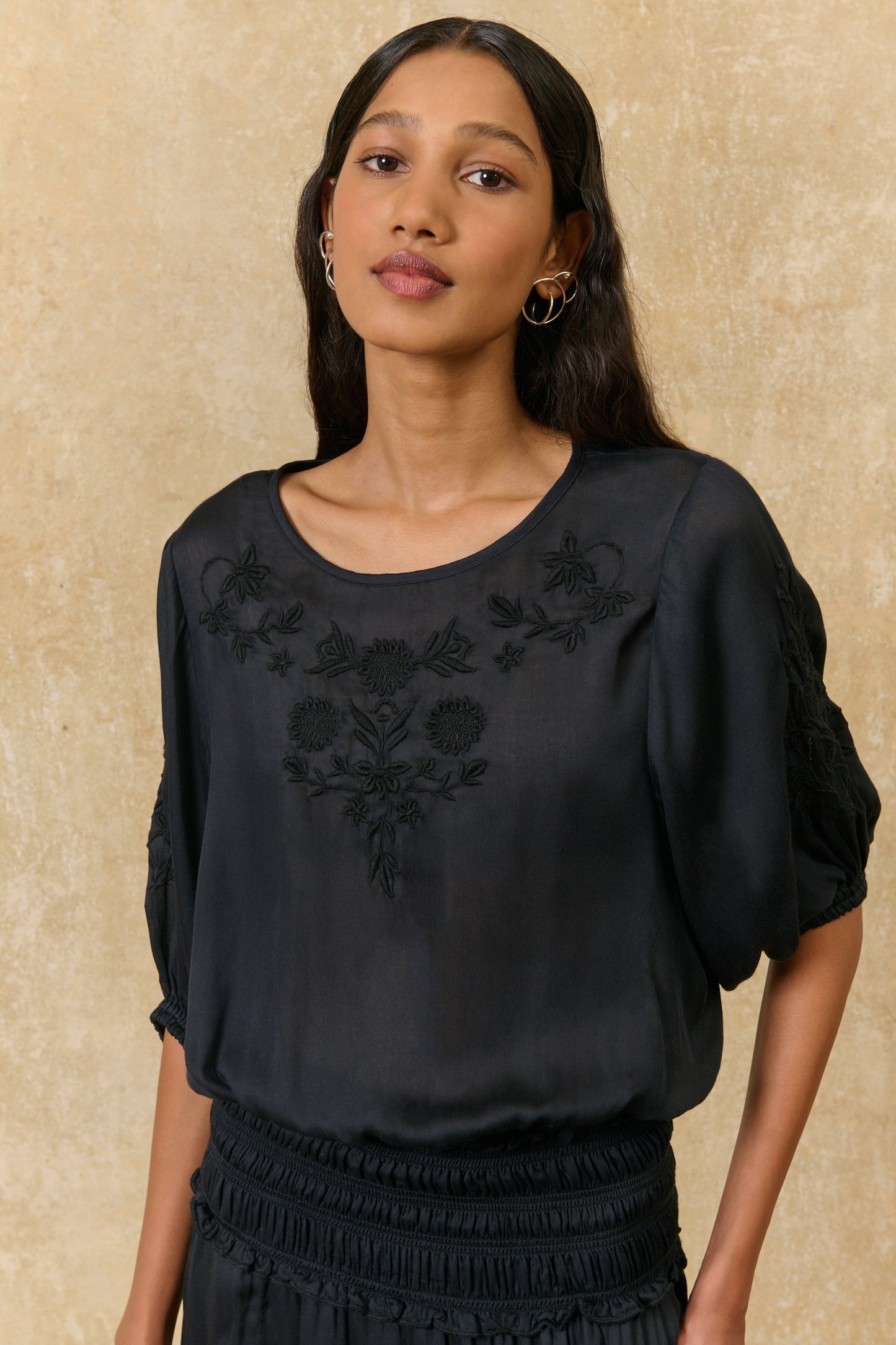 Louise Misha Bluse Chayana Black