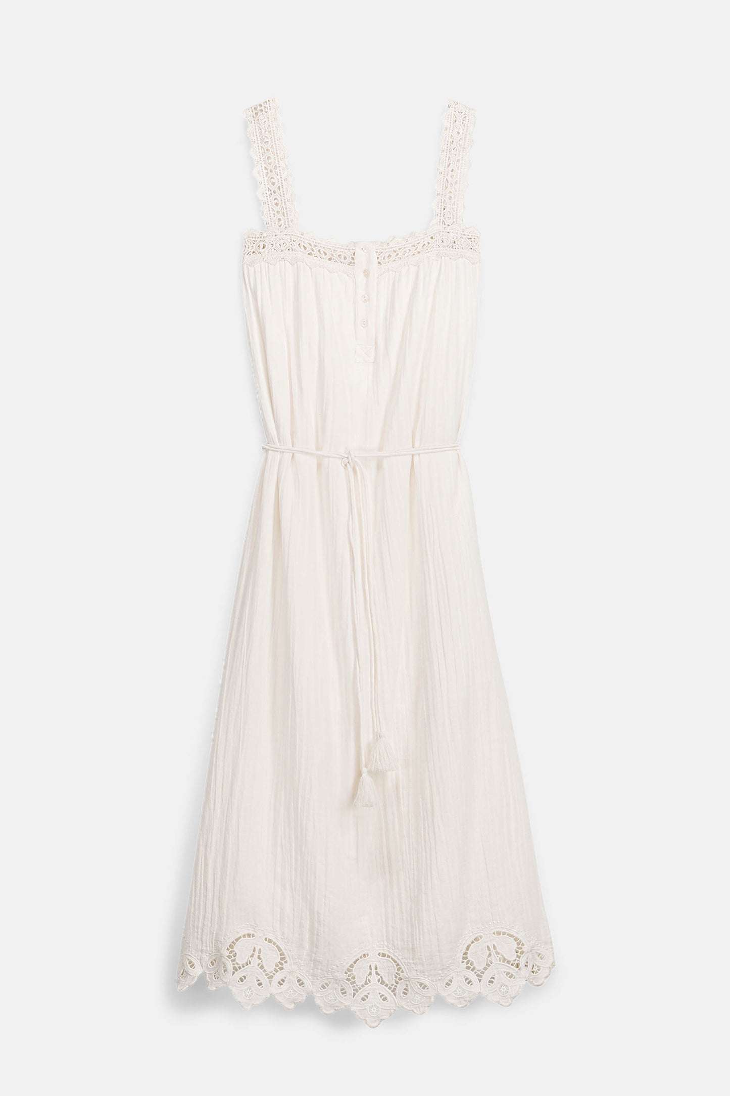 Louise Misha Kleid Madera Offwhite