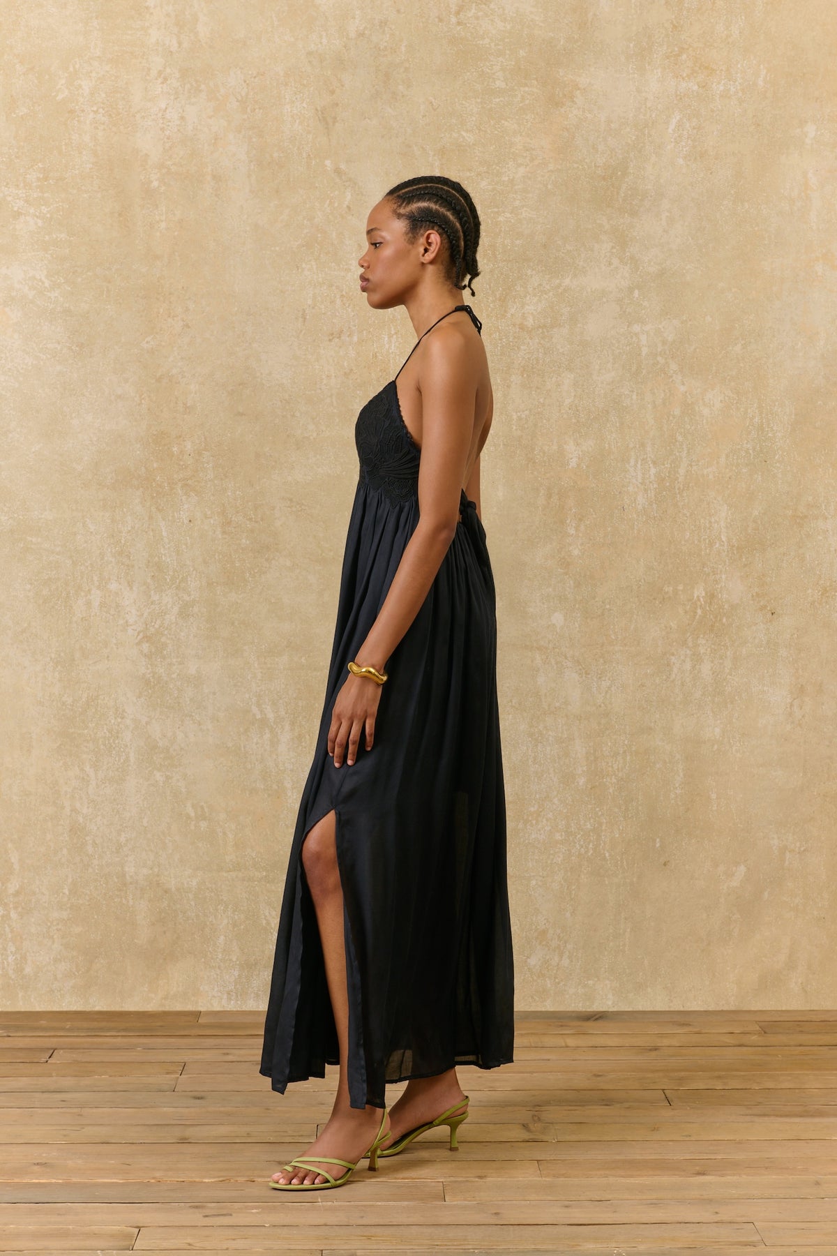 Louise Misha Kleid Ysolde Black