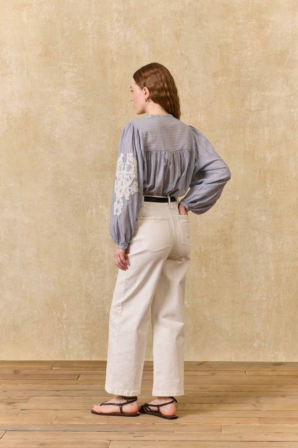 Louise Misha Hose Solange Offwhite