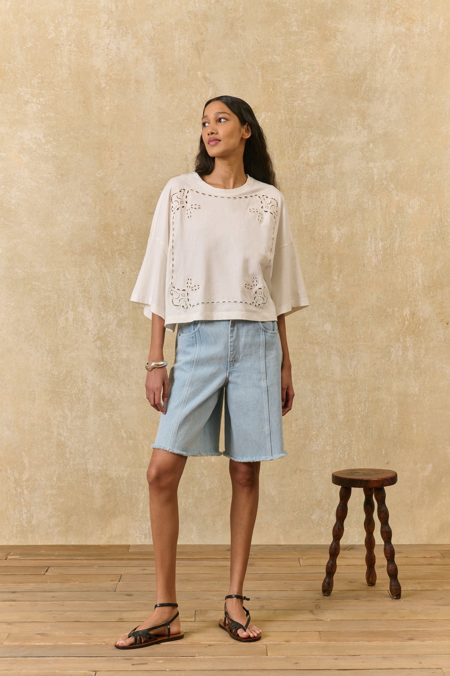 Louise Misha Tee Neolar Offwhite