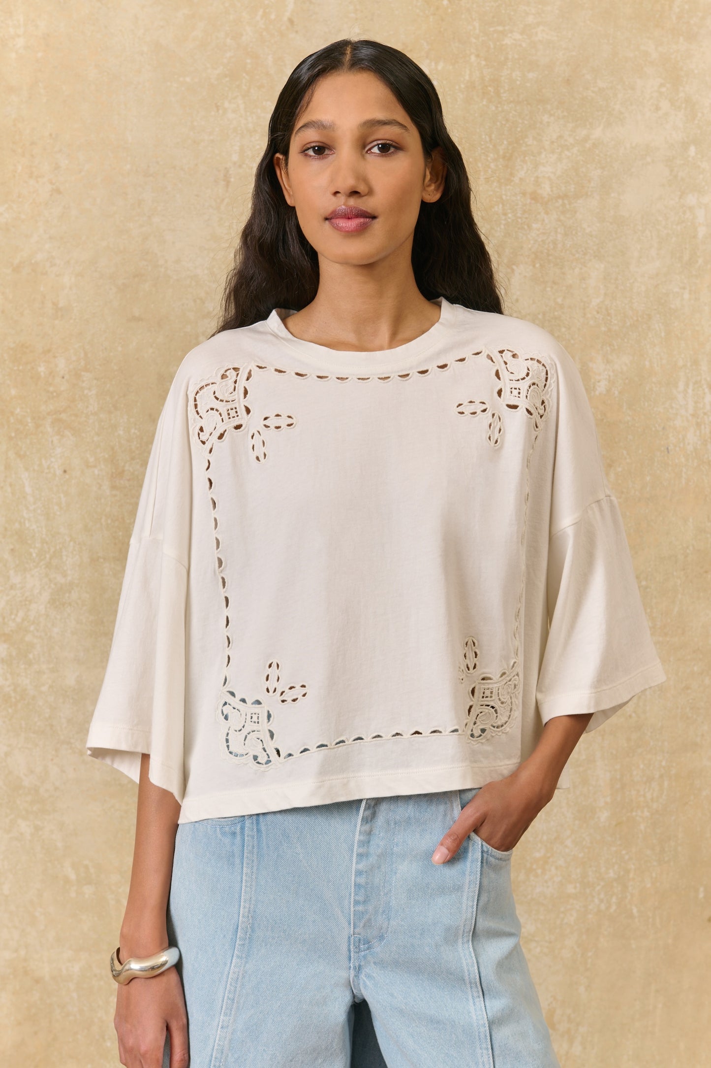 Louise Misha Tee Neolar Offwhite