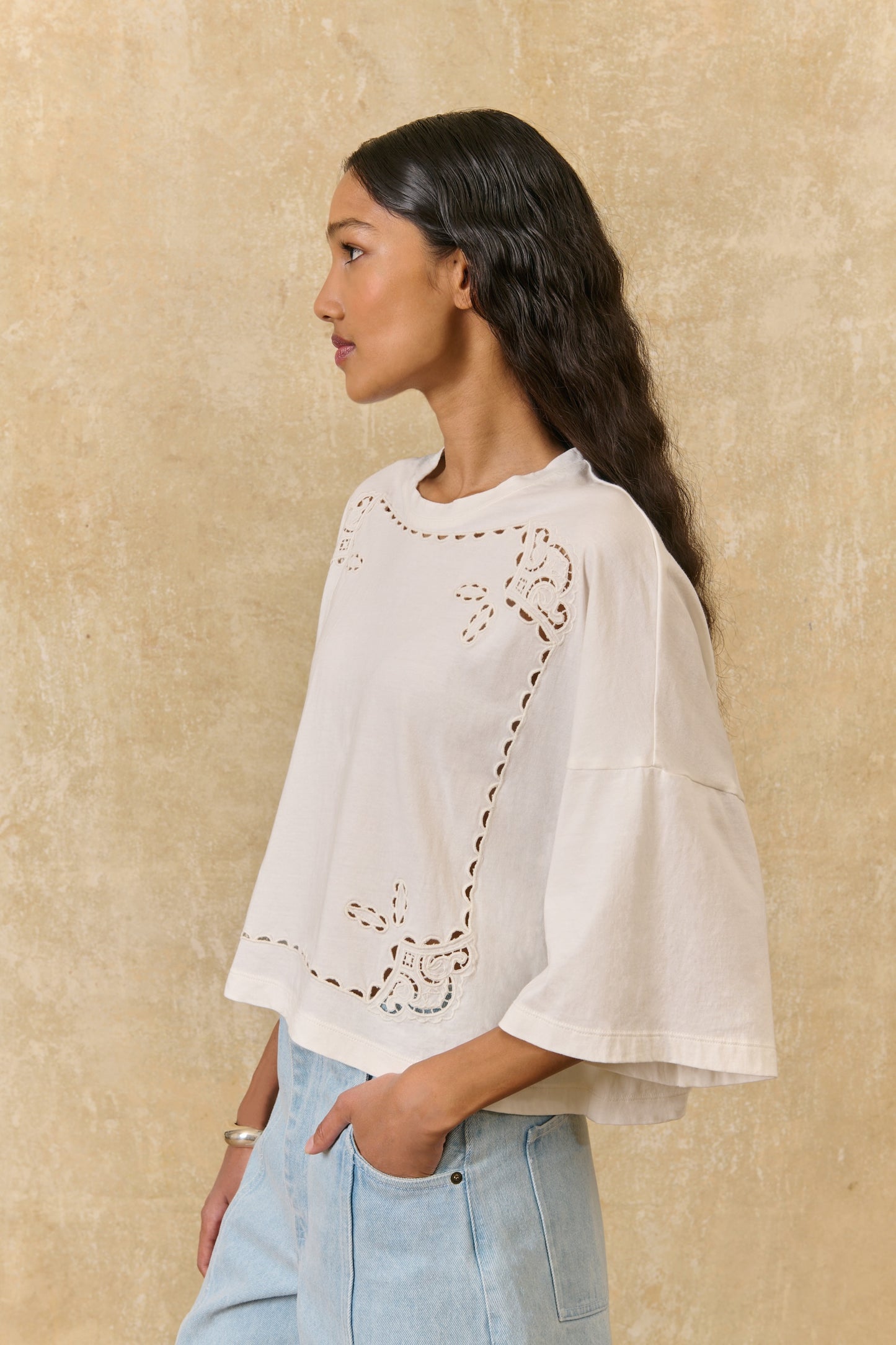 Louise Misha Tee Neolar Offwhite
