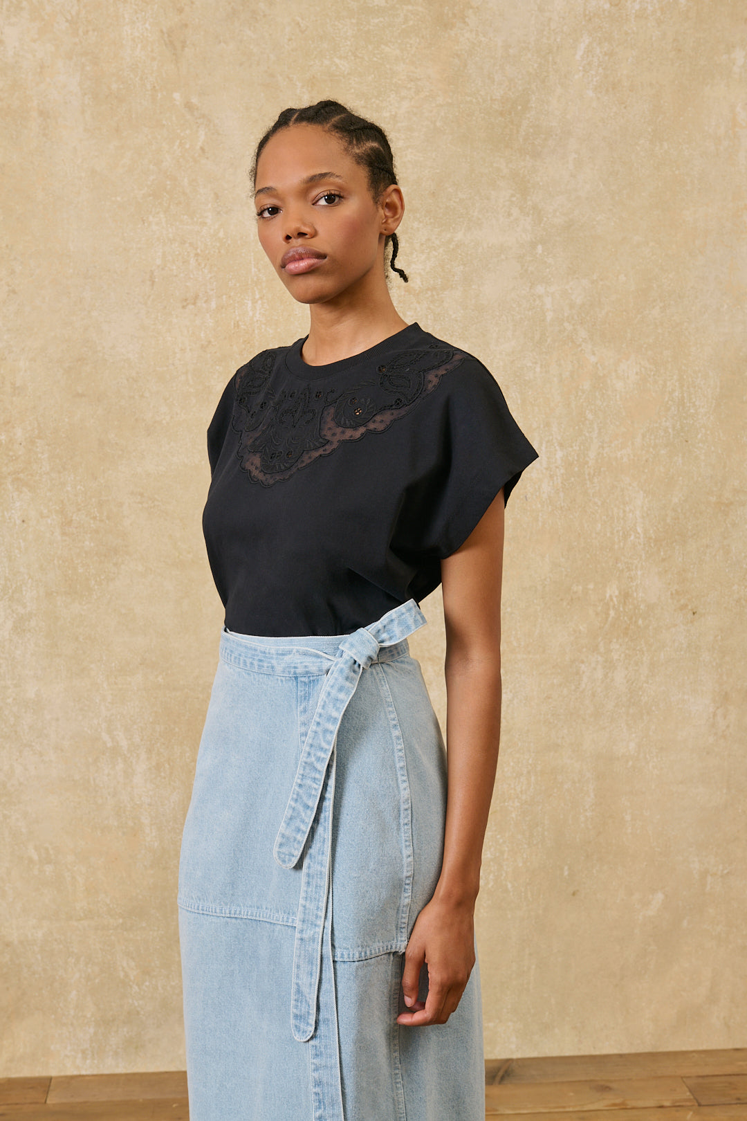 Louise Misha Tee Astralys Black