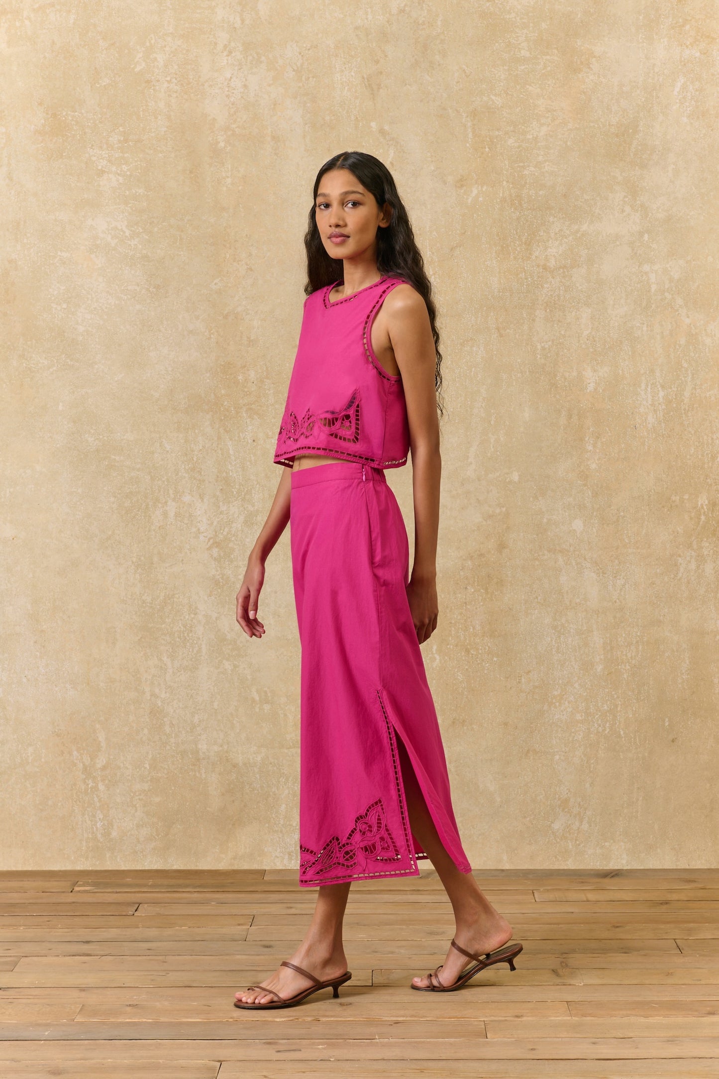 Louise Misha Top Irane Fuchsia