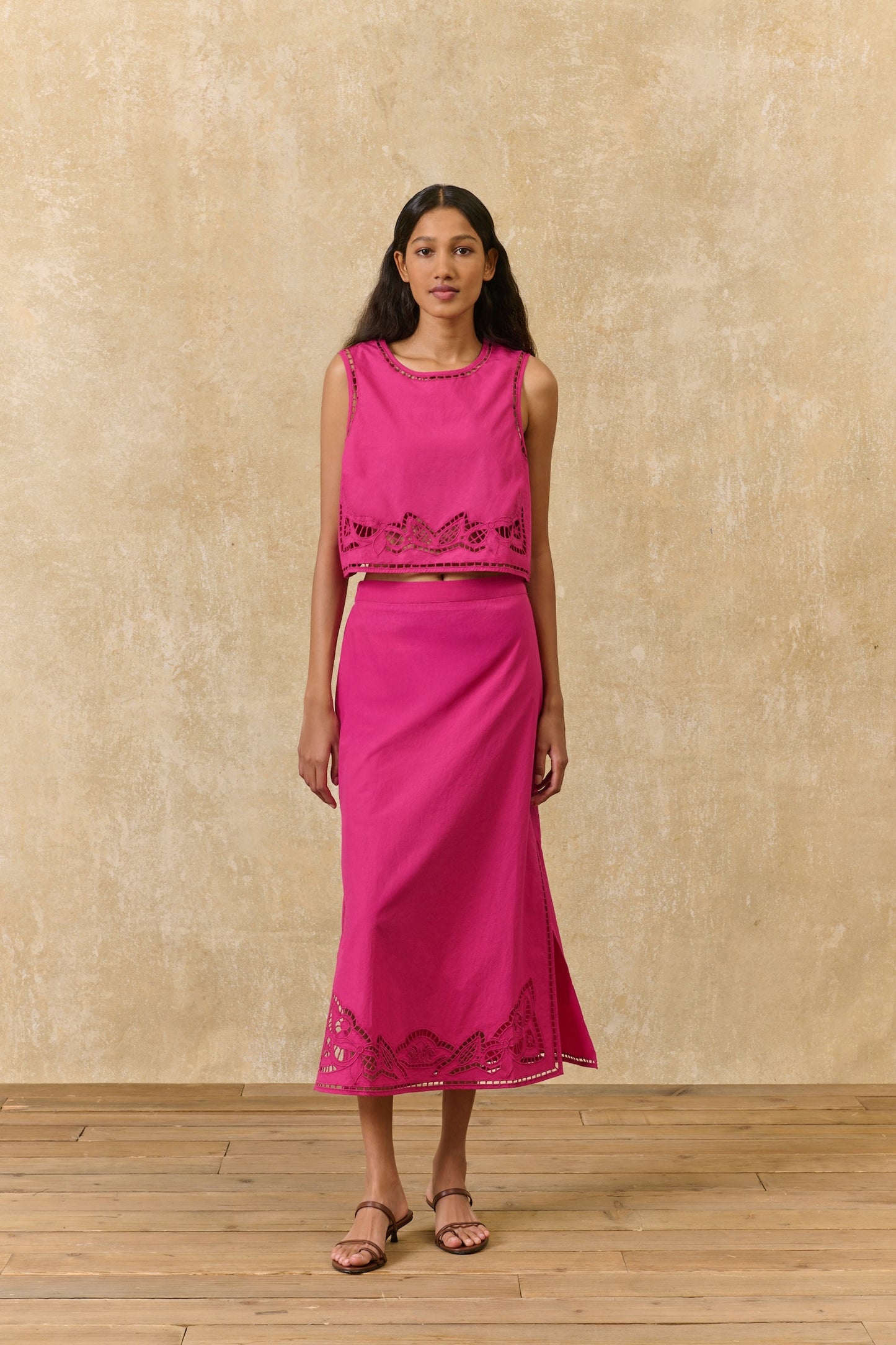 Louise Misha Top Irane Fuchsia