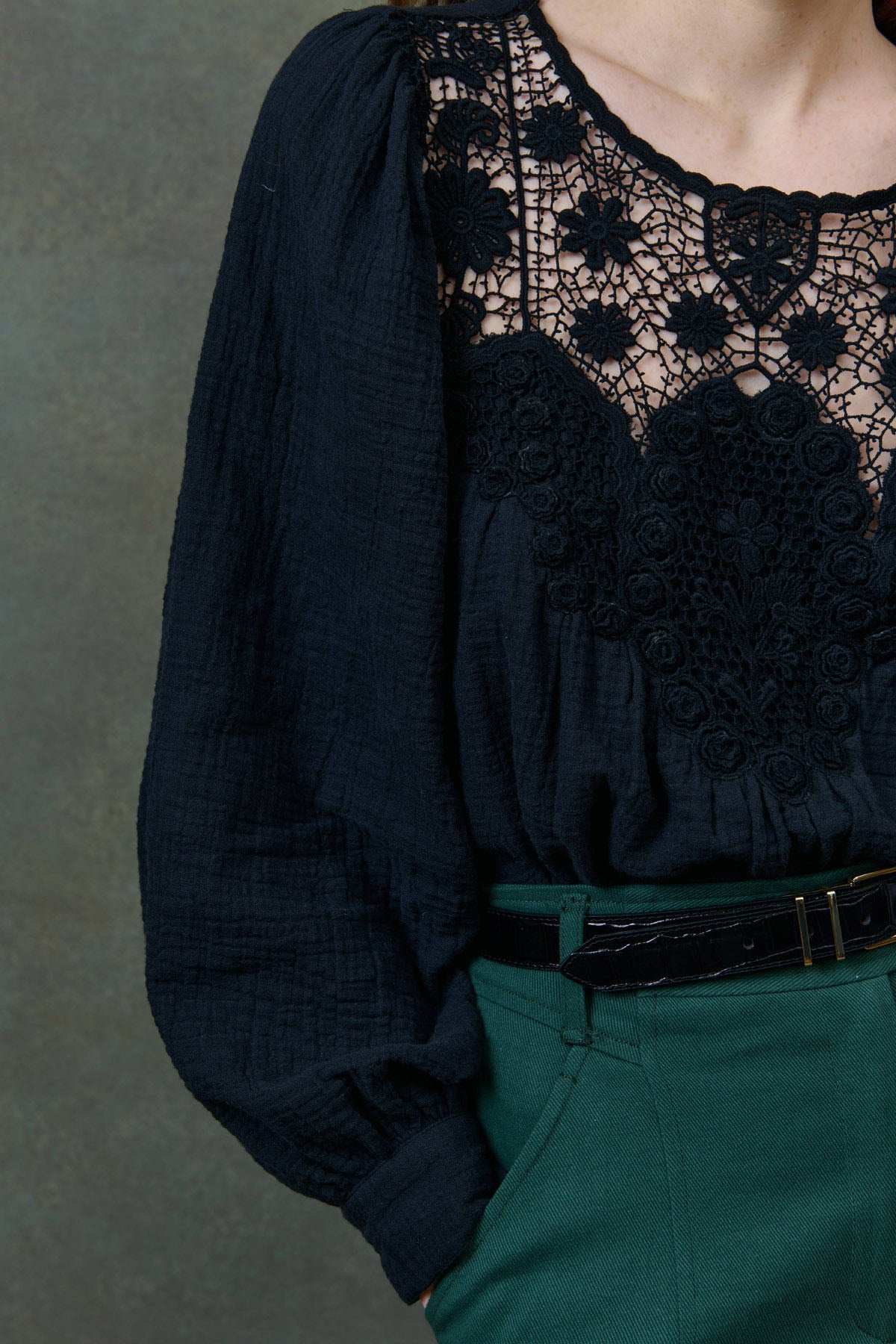 Louise Misha Bluse Riya Black